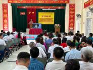 Xã Nghĩa Mai tham dự trực tuyến Lễ công bố Nghị quyết sắp xếp đơn vị hành chính cấp xã